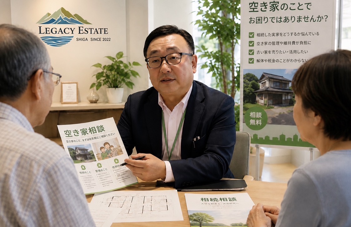 相続した実家の未来を一緒に考える。空き家問題に強い地域密着の不動産相談窓口。