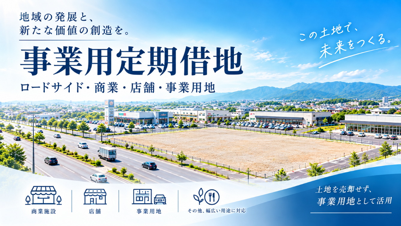 栗東インター側事業用定期借地797坪